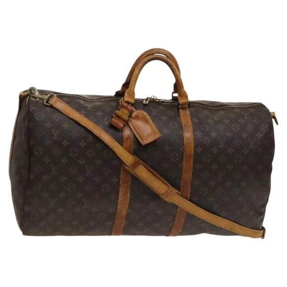 LOUIS VUITTON Monogram Keepall Bandouliere 60 Boston Bag - Picture 1 of 16
